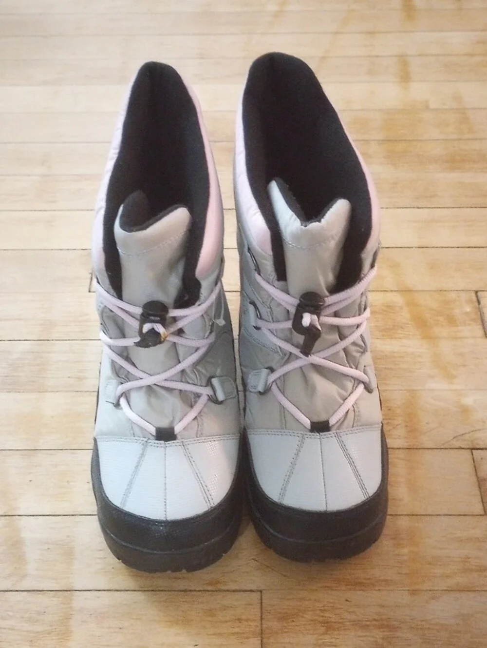 Sorel Pink and Gray Insulated Snow Winter Boots Girl Size 5